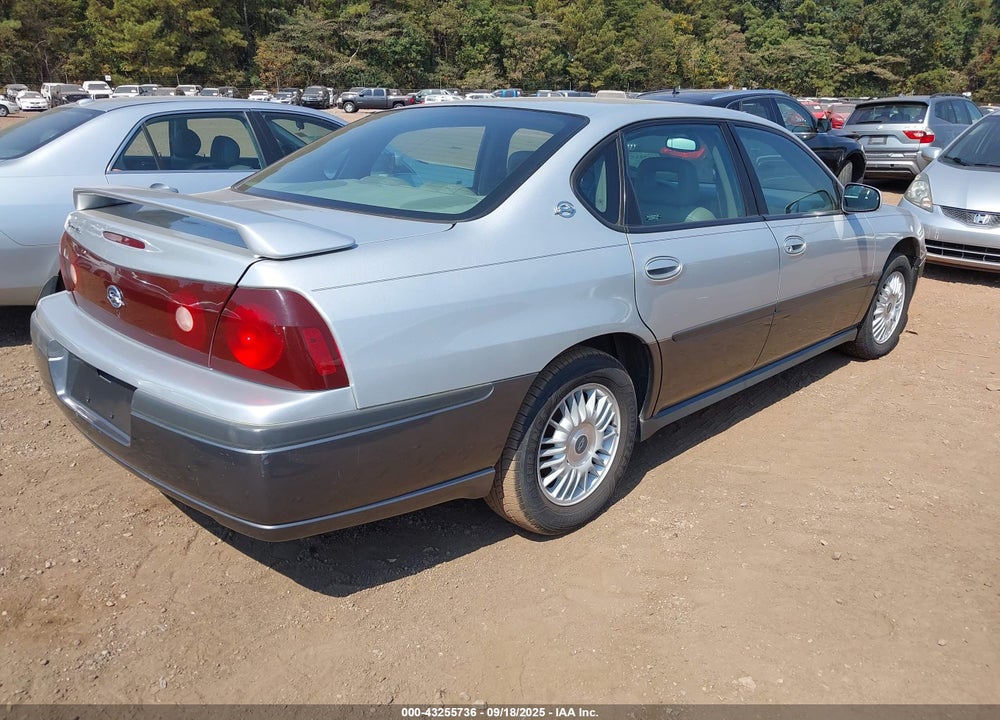 2000 CHEVROLET IMPALA VIN: 2G1WF55K3Y9180651