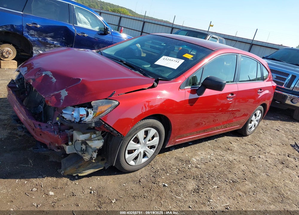2016 SUBARU IMPREZA VIN: JF1GPAA6XG8245117