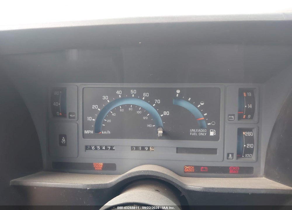 1992 GMC SONOMA VIN: 1GTCS14A8N8504353