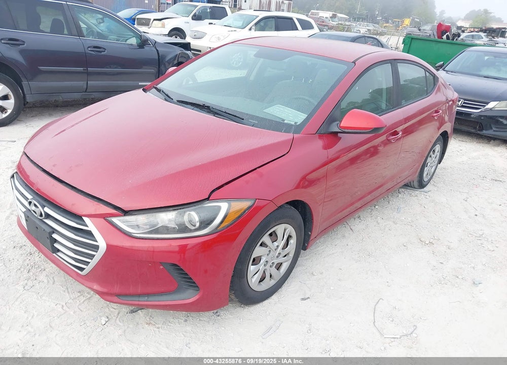 2017 HYUNDAI ELANTRA SE VIN: KMHD74LF2HU429063