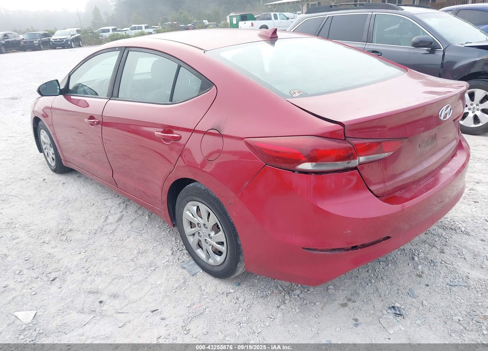 2017 HYUNDAI ELANTRA SE VIN: KMHD74LF2HU429063