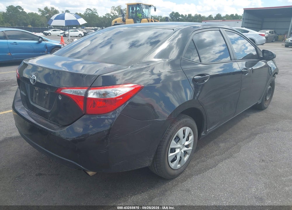 2016 TOYOTA COROLLA L VIN: 5YFBURHE9GP496482