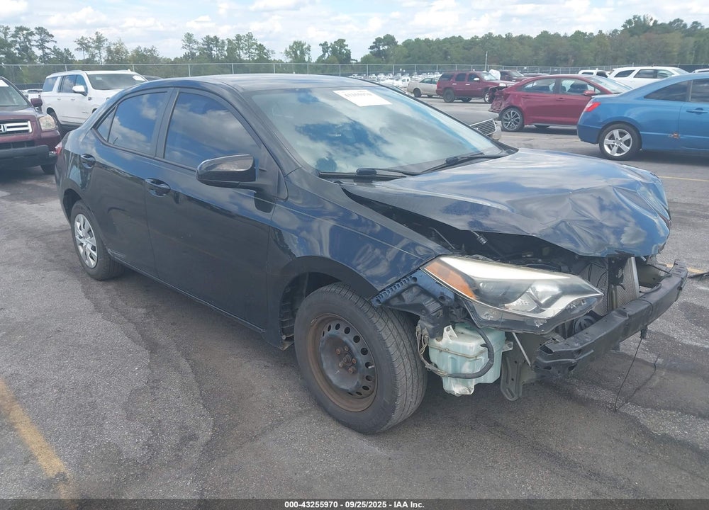 2016 TOYOTA COROLLA L VIN: 5YFBURHE9GP496482