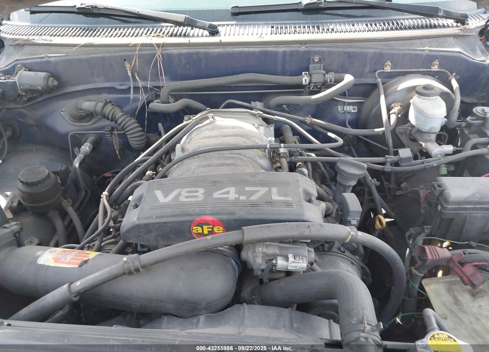 2000 TOYOTA TUNDRA SR5 V8 VIN: 5TBRT3414YS003441