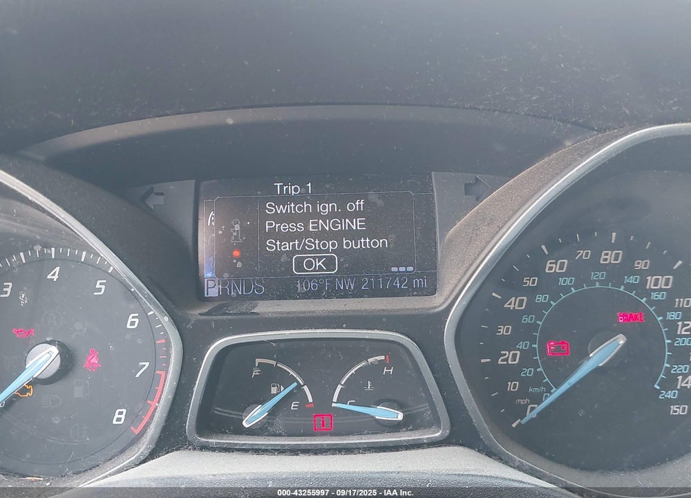 2012 FORD FOCUS VIN: 1FAHP3N21CL475725