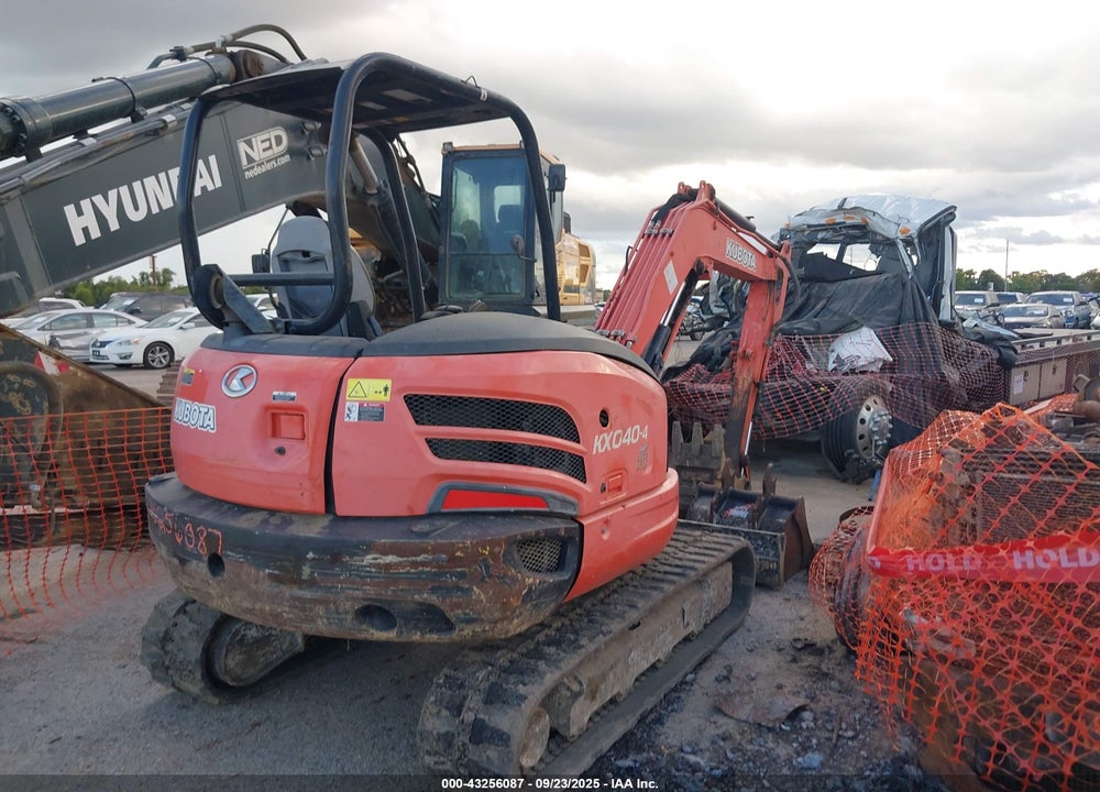 2018 KUBOTA KX040-4R1 VIN: JKUK0404P01H32086