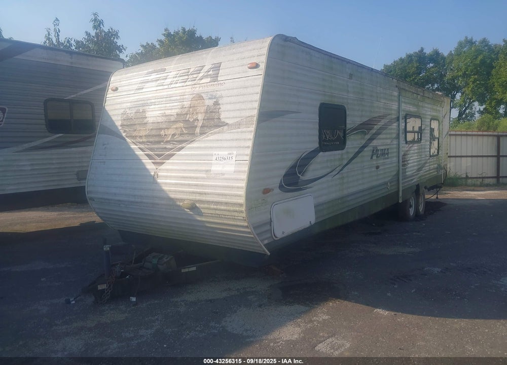 2012 FOREST RIVER PUMA VIN: 4X4TPUF26CP037178