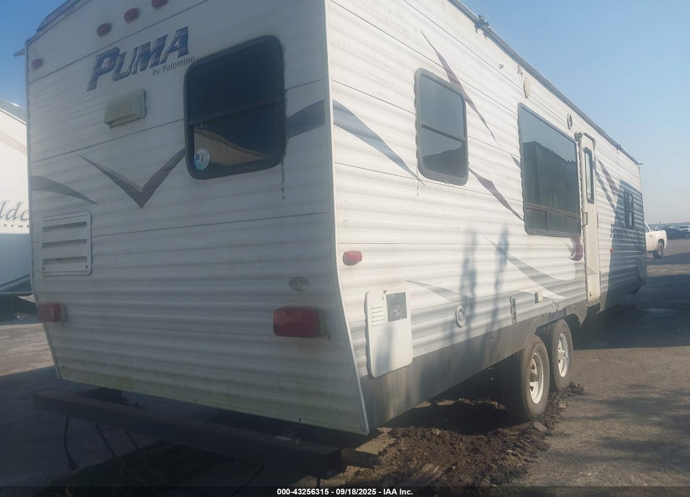 2012 FOREST RIVER PUMA VIN: 4X4TPUF26CP037178