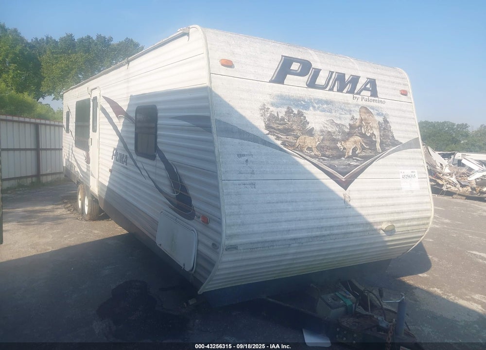 2012 FOREST RIVER PUMA VIN: 4X4TPUF26CP037178