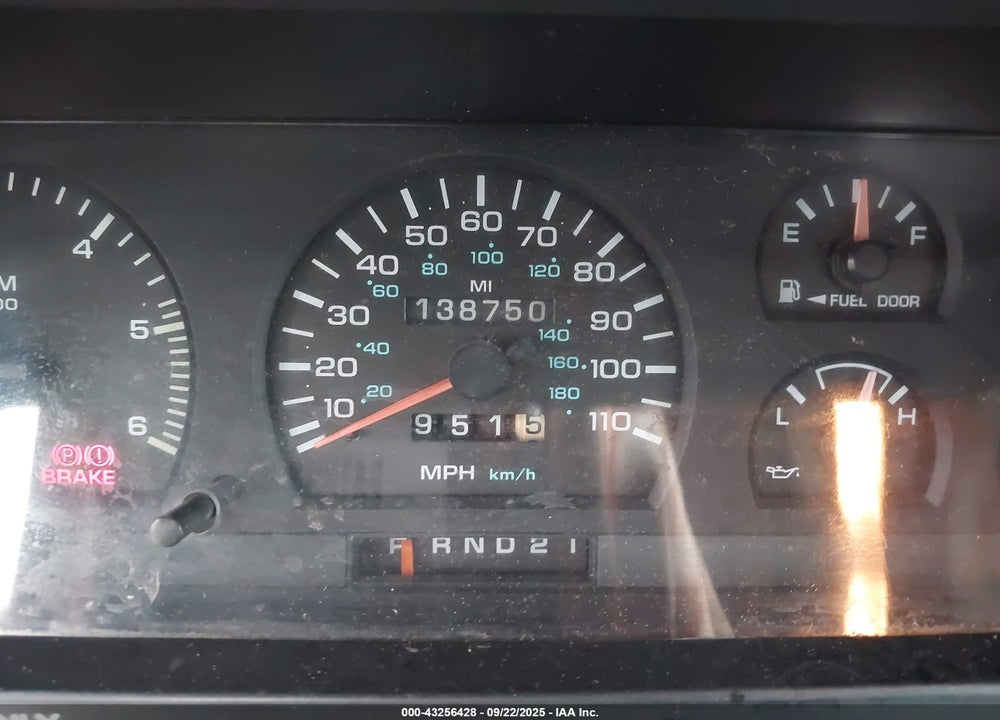 1995 DODGE DAKOTA VIN: 1B7GG23X9SS104721