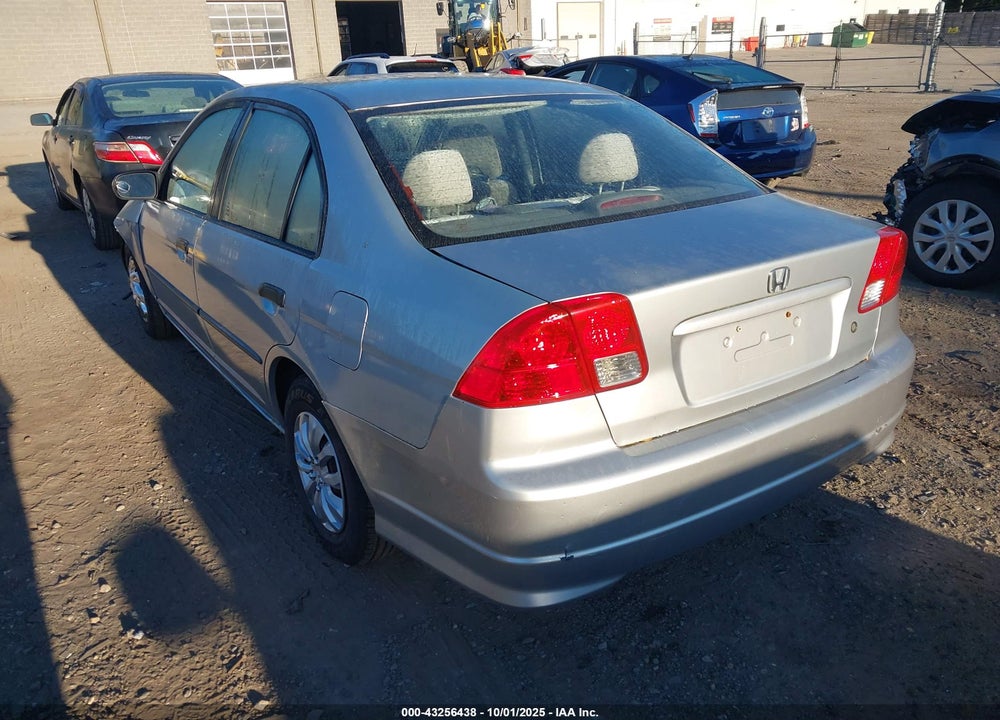 2004 HONDA CIVIC VIN: 2HGES16454H539538