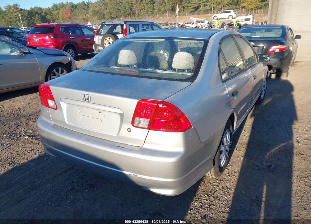 2004 HONDA CIVIC VIN: 2HGES16454H539538