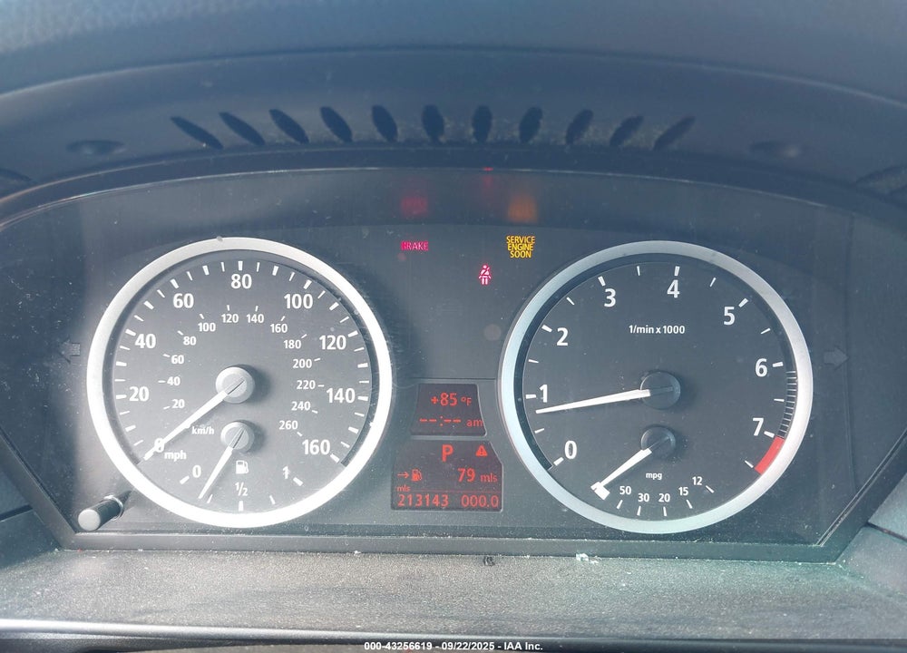 2006 BMW 5 SERIES VIN: WBANE535X6CK89050