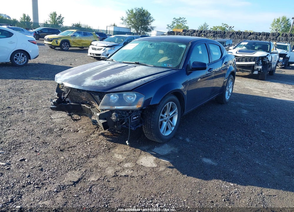 2014 DODGE AVENGER SXT VIN: 1C3CDZCG2EN165772