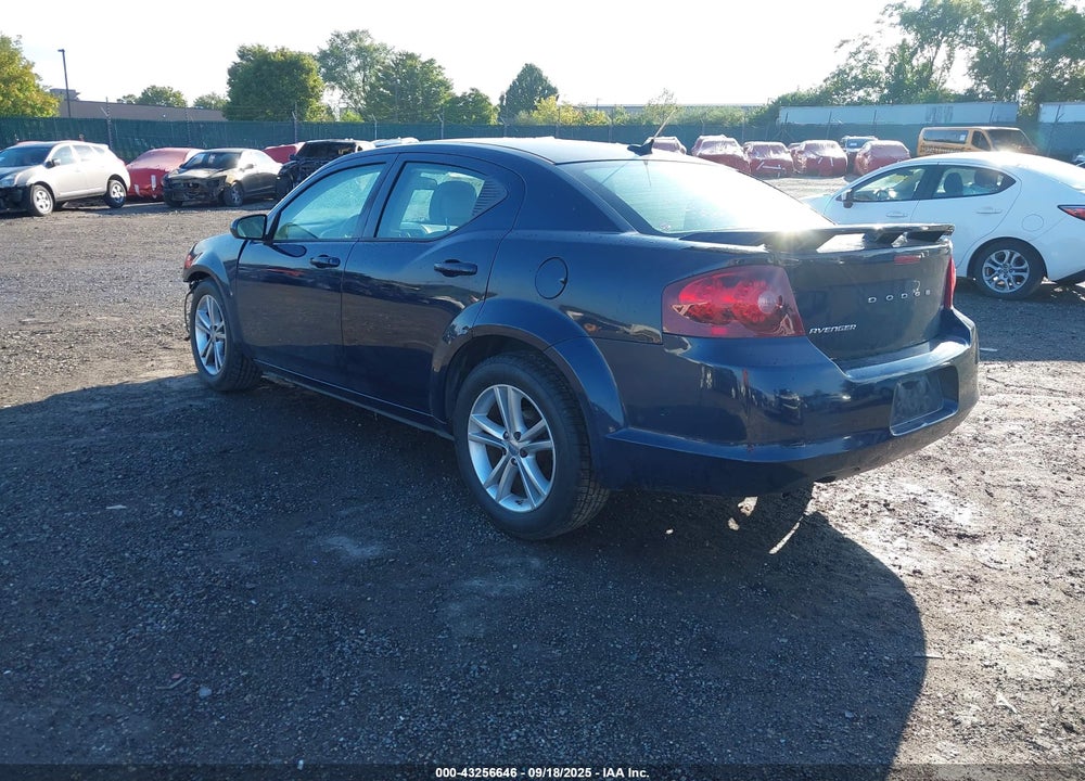 2014 DODGE AVENGER SXT VIN: 1C3CDZCG2EN165772