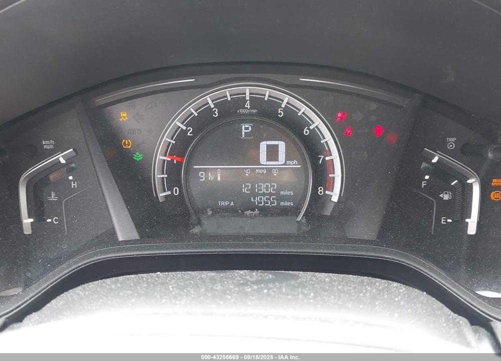 2017 HONDA CR-V LX VIN: 2HKRW5H34HH400806
