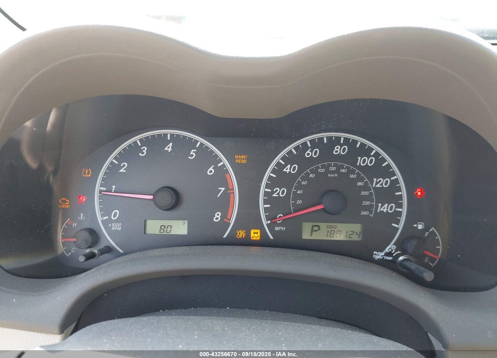 2009 TOYOTA COROLLA VIN: 1NXBU40E89Z074350