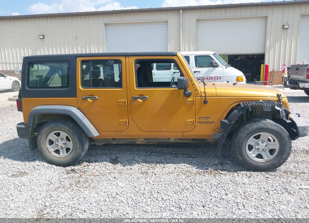 2014 JEEP WRANGLER UNLIMITED SPORT RHD VIN: 1C4BJWKG9EL262480