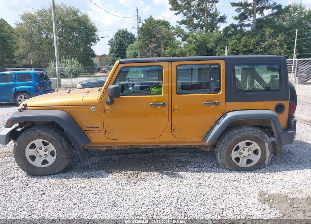 2014 JEEP WRANGLER UNLIMITED SPORT RHD VIN: 1C4BJWKG9EL262480