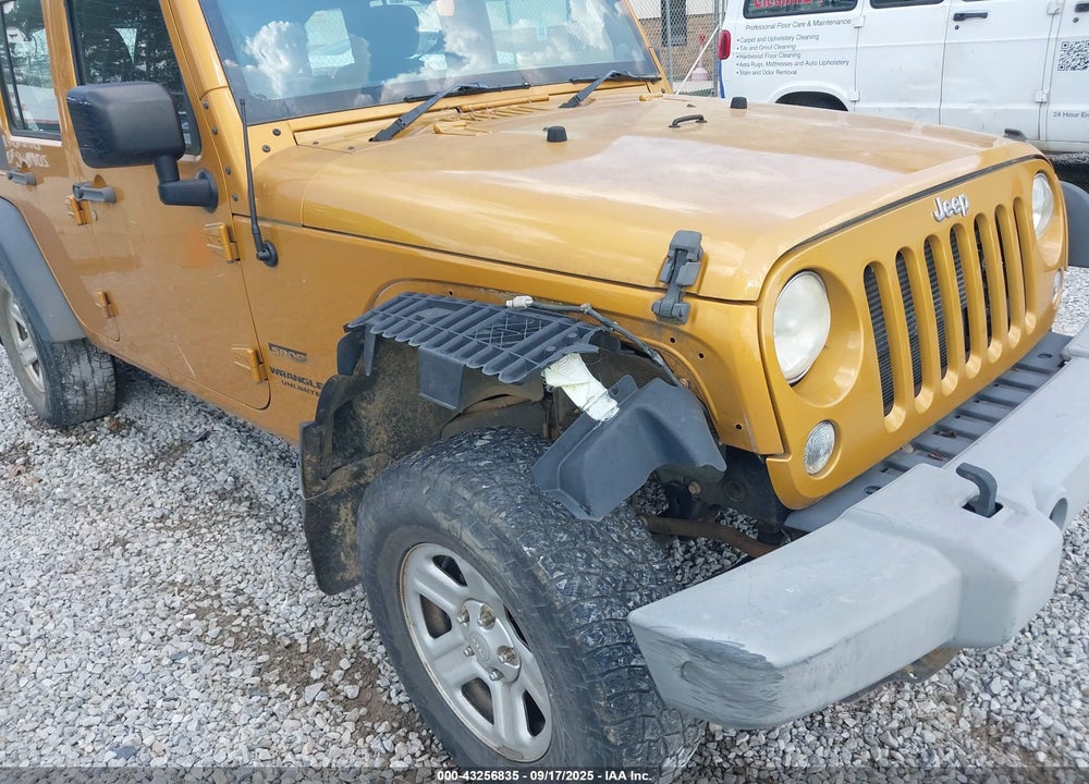 2014 JEEP WRANGLER UNLIMITED SPORT RHD VIN: 1C4BJWKG9EL262480