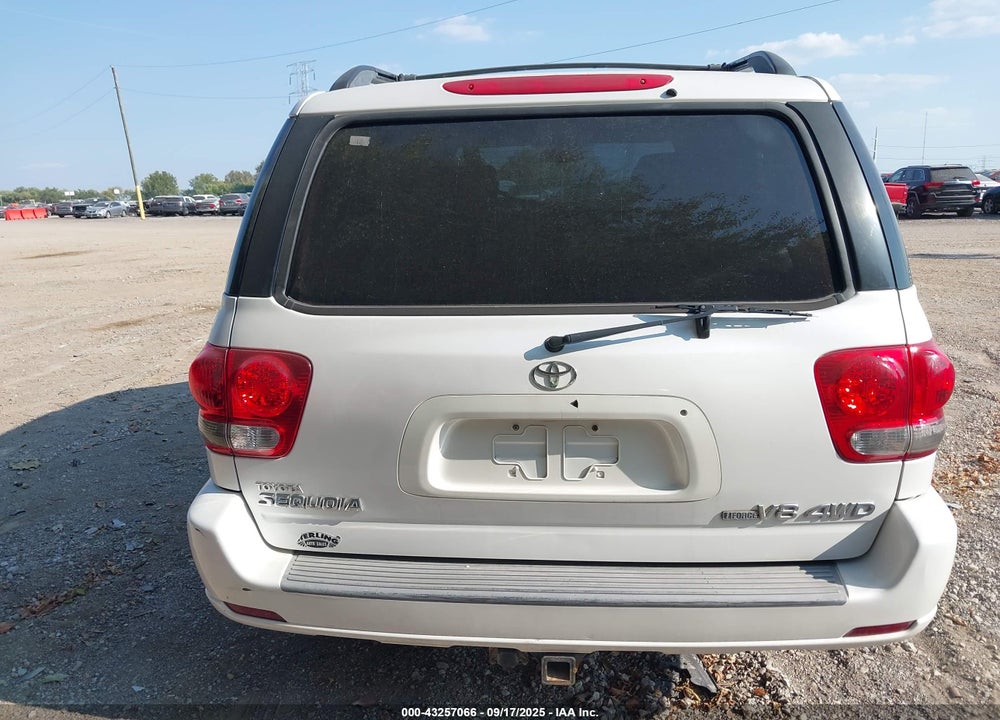 2007 TOYOTA SEQUOIA LIMITED V8 VIN: 5TDBT48A17S278210