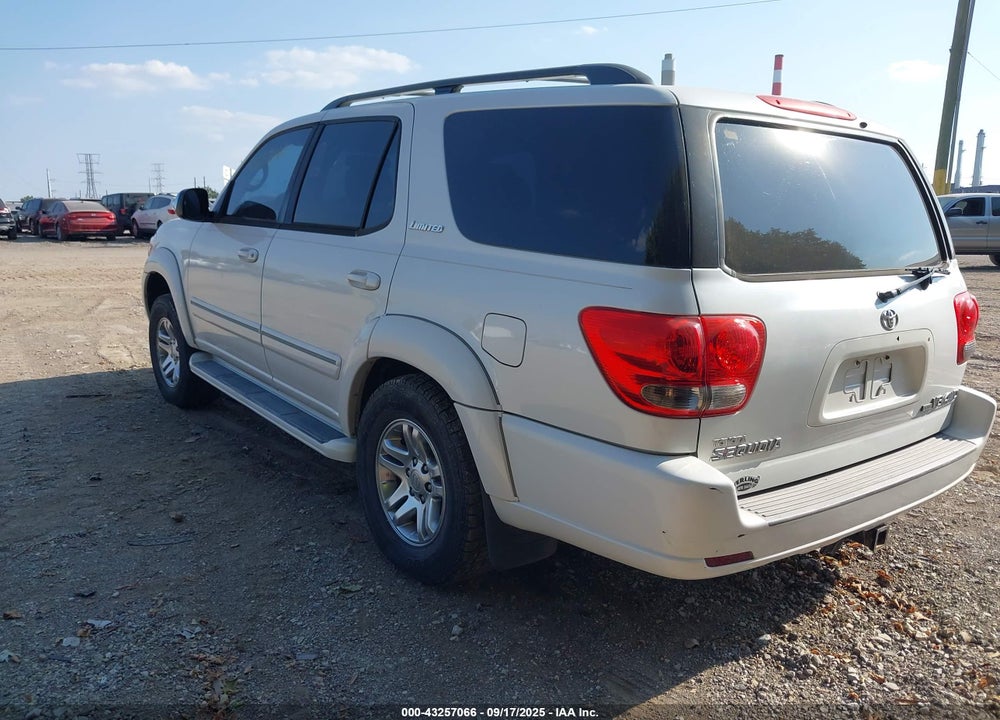 2007 TOYOTA SEQUOIA LIMITED V8 VIN: 5TDBT48A17S278210