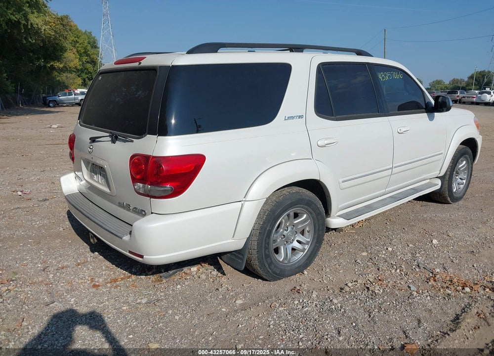 2007 TOYOTA SEQUOIA LIMITED V8 VIN: 5TDBT48A17S278210