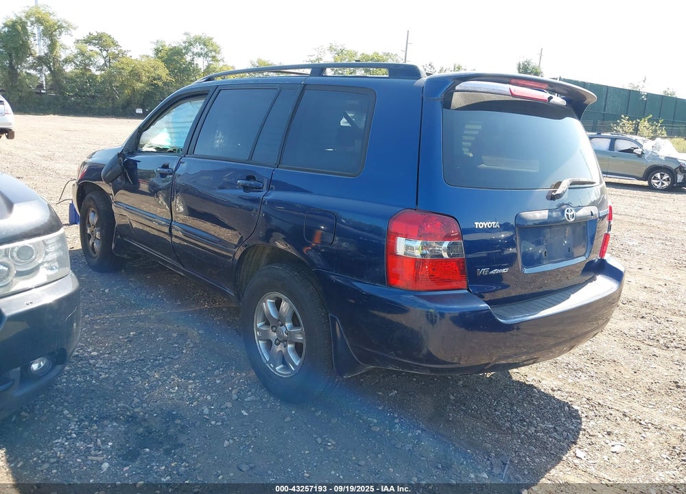 2005 TOYOTA HIGHLANDER V6 VIN: JTEEP21A050110621
