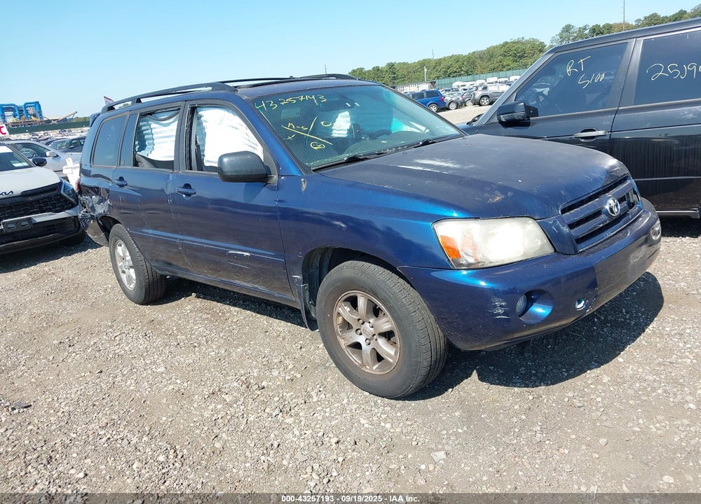 2005 TOYOTA HIGHLANDER V6 VIN: JTEEP21A050110621