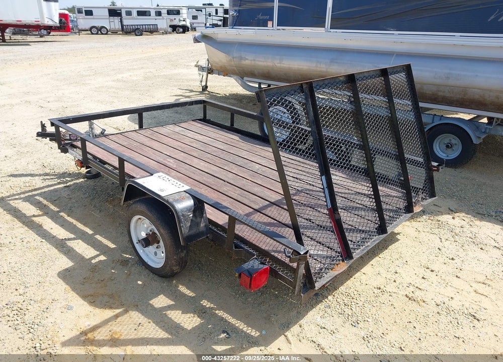 2018 CARRY ON 8' UTILITY TRAILER VIN: 4YMBU0818JG074380