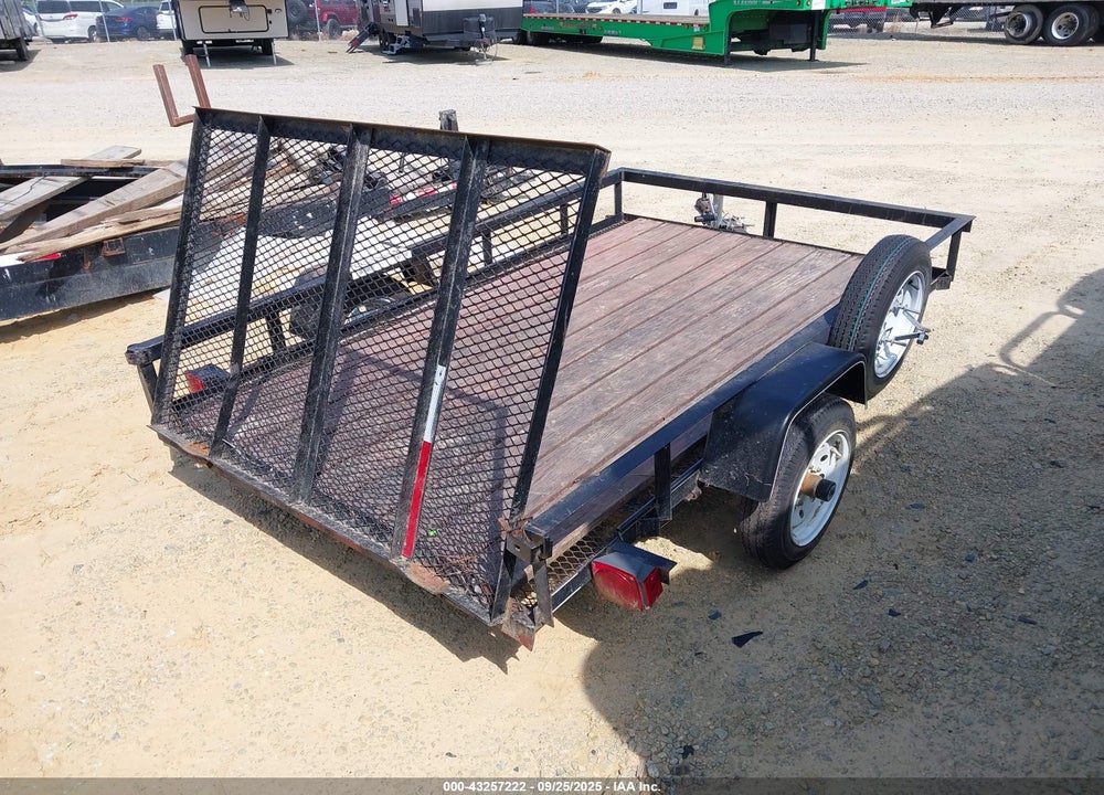 2018 CARRY ON 8' UTILITY TRAILER VIN: 4YMBU0818JG074380