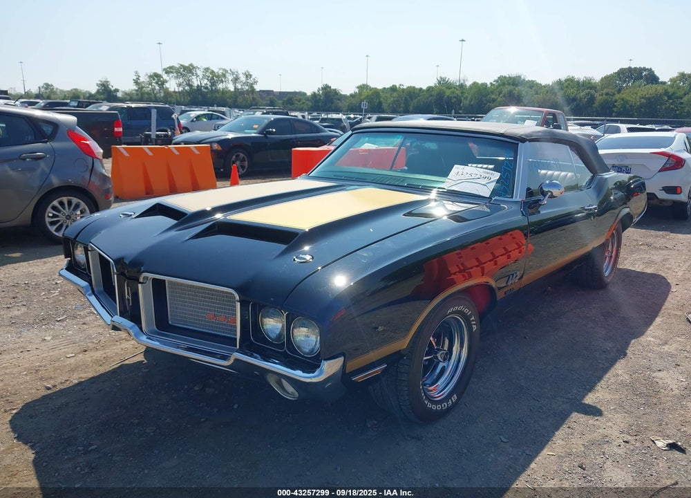 1972 OLDSMOBILE CUTLASS VIN: 3J67K2M227365