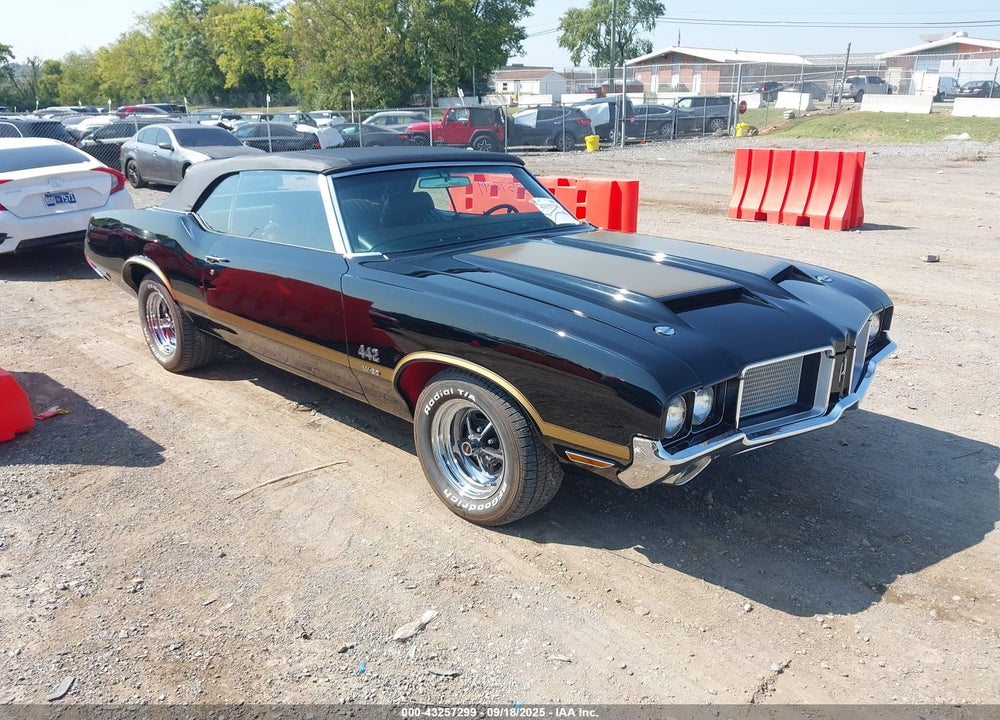 1972 OLDSMOBILE CUTLASS VIN: 3J67K2M227365