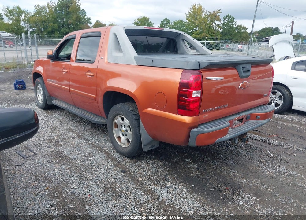 2008 CHEVROLET AVALANCHE VIN: 3GNFK12398G269338