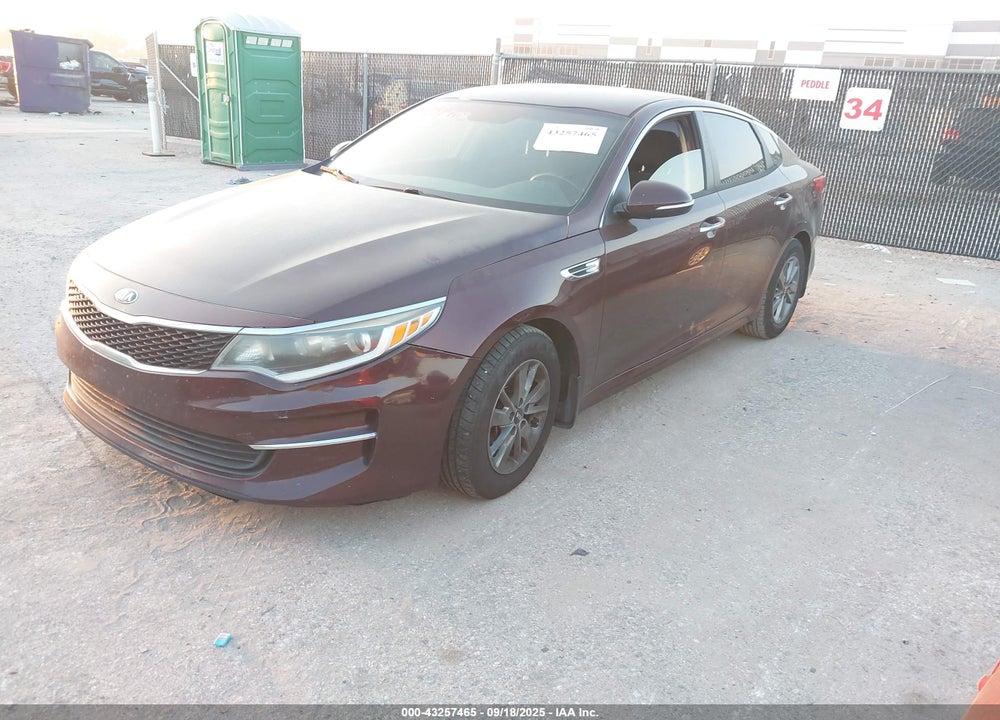 2016 KIA OPTIMA VIN: 5XXGT4L10GG103655