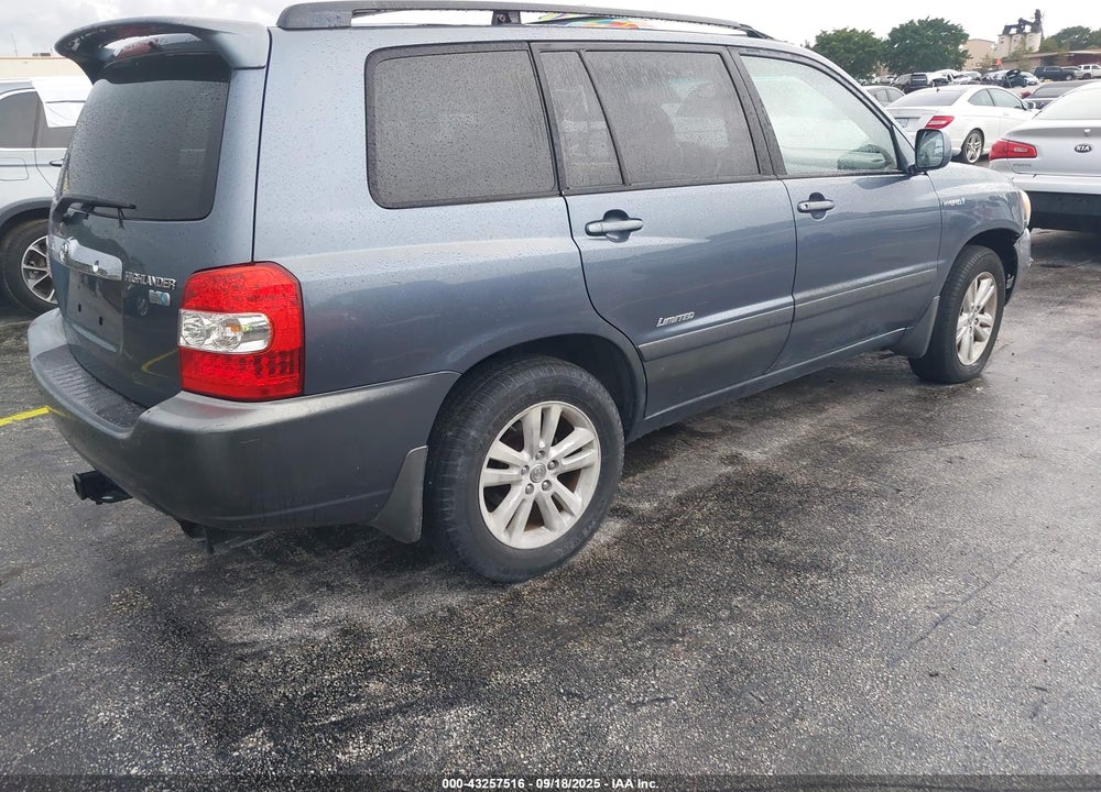 2007 TOYOTA HIGHLANDER HYBRID LIMITED V6 VIN: JTEDW21A270018671
