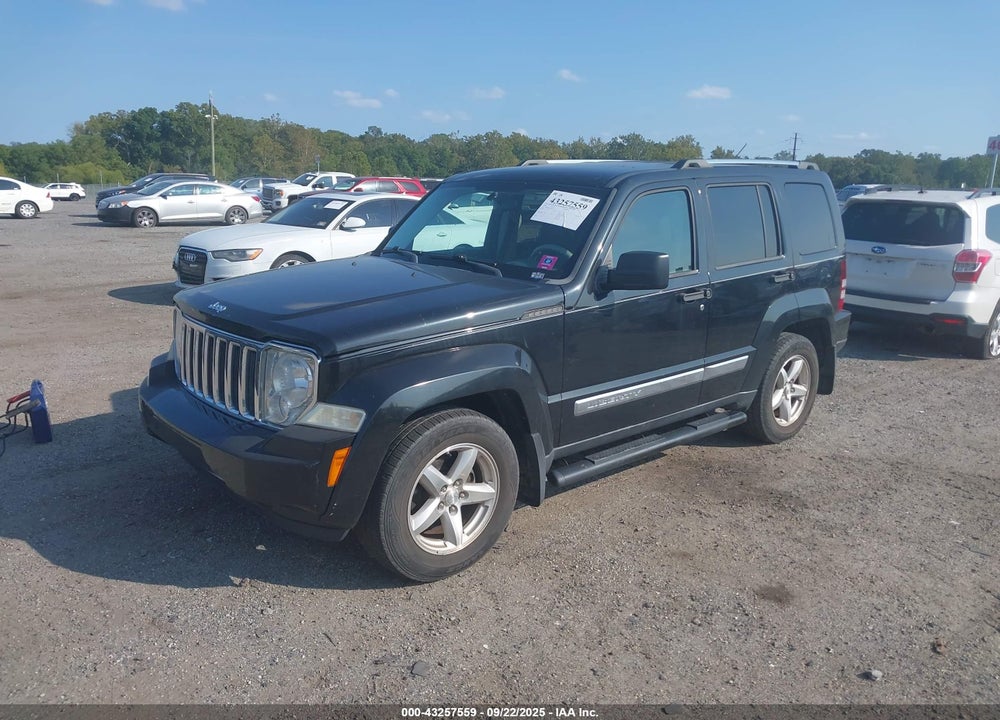 2008 JEEP LIBERTY LIMITED EDITION VIN: 1J8GP58K98W284100