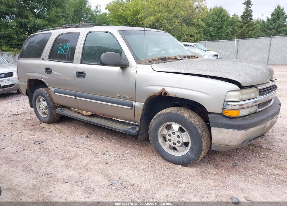 2001 CHEVROLET TAHOE LS VIN: 1GNEK13T01J312236
