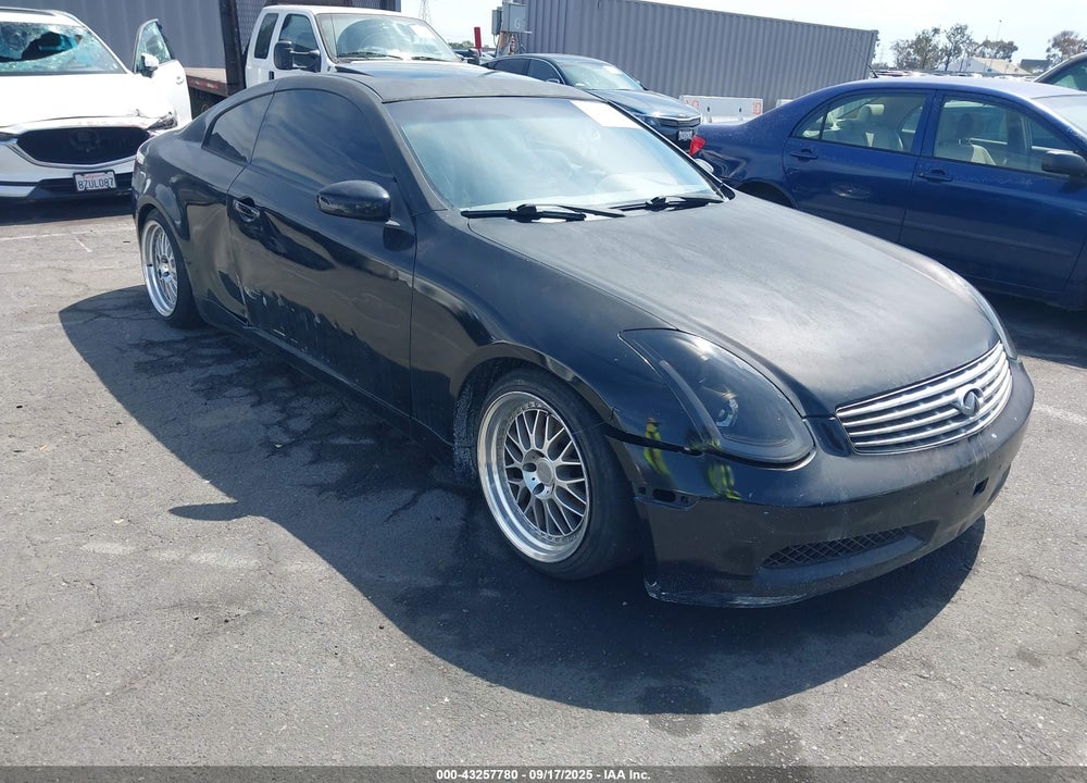 2003 INFINITI G35 BASE W/LEATHER VIN: JNKCV54EX3M220680