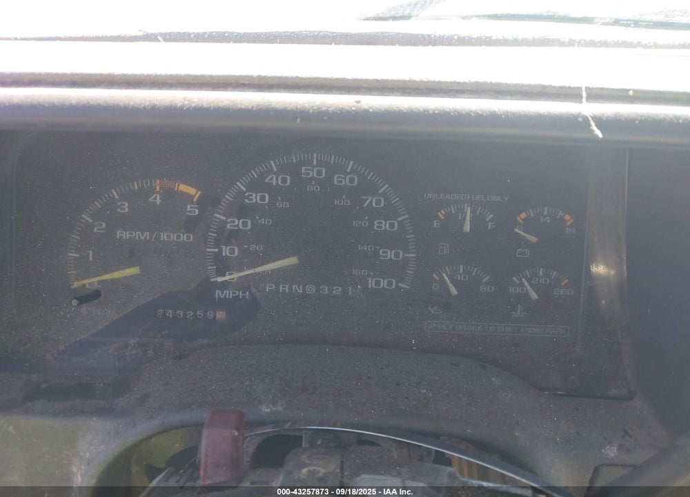 1995 CHEVROLET GMT-400 K1500 VIN: 2GCEK19H9S1252559