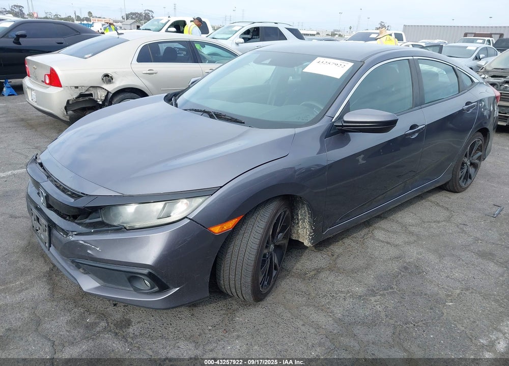 2019 HONDA CIVIC VIN: 2HGFC2F88KH579295