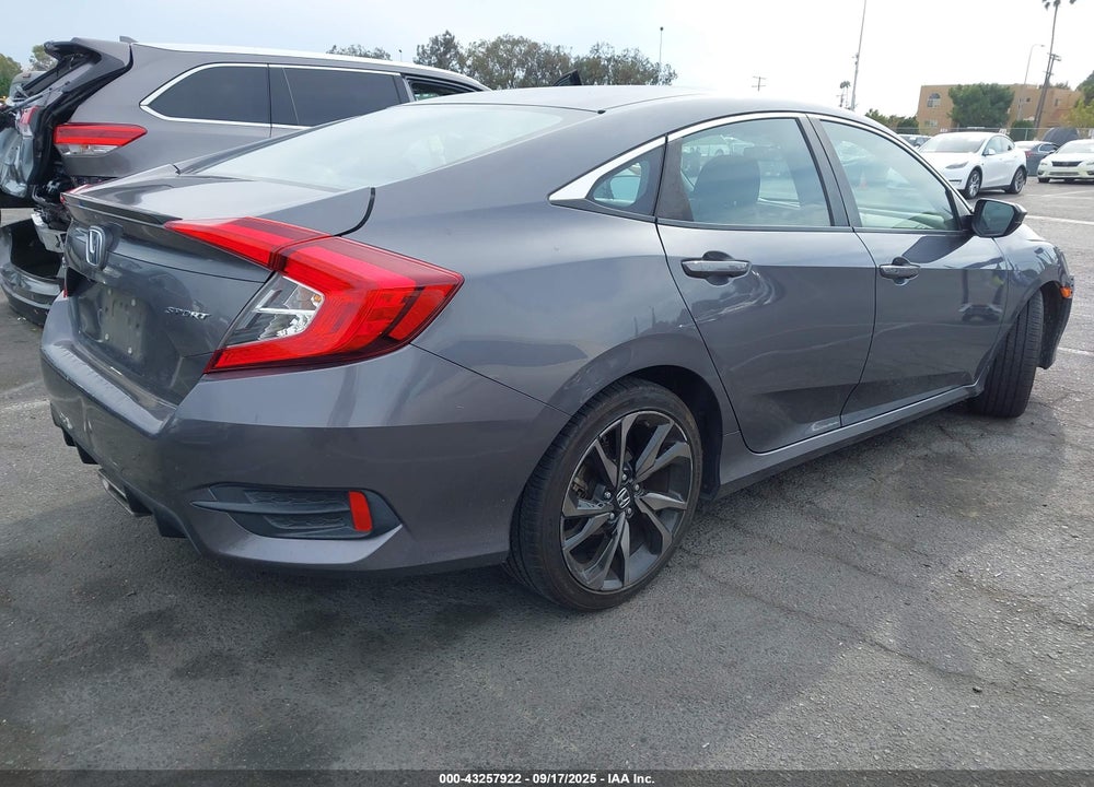 2019 HONDA CIVIC VIN: 2HGFC2F88KH579295