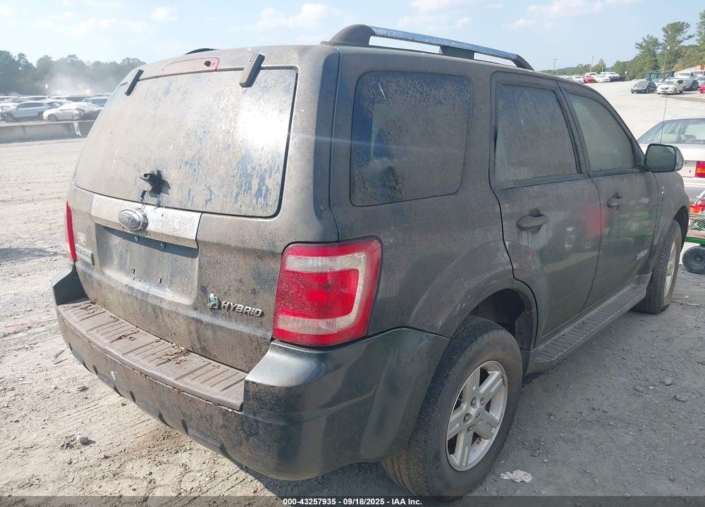 2008 FORD ESCAPE HYBRID VIN: 1FMCU49H18KB77847