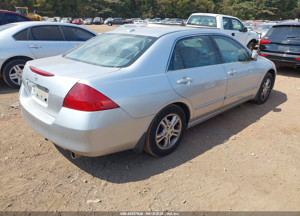 2007 HONDA ACCORD 2.4 EX VIN: 1HGCM56847A199216