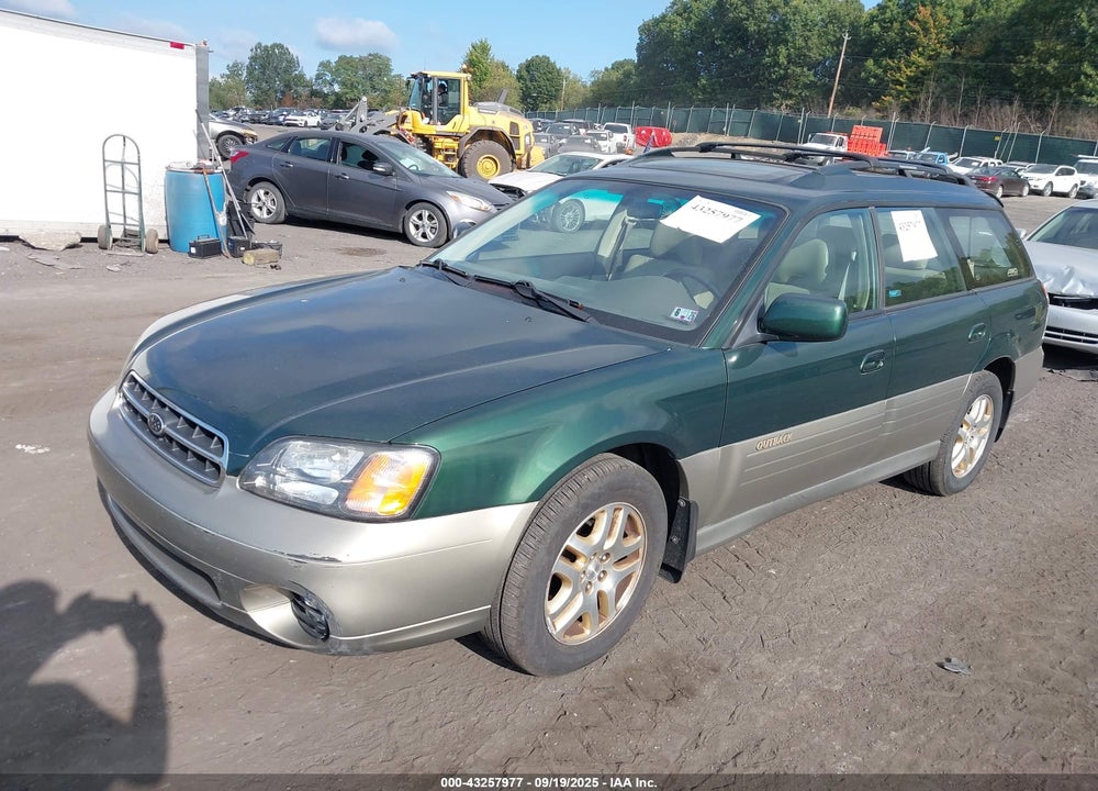 2000 SUBARU OUTBACK LIMITED VIN: 4S3BH6864Y7620222