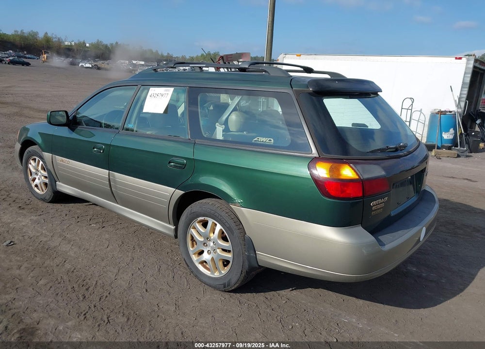 2000 SUBARU OUTBACK LIMITED VIN: 4S3BH6864Y7620222