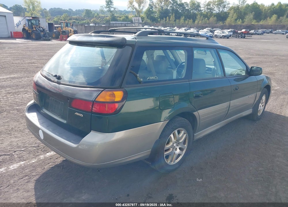 2000 SUBARU OUTBACK LIMITED VIN: 4S3BH6864Y7620222