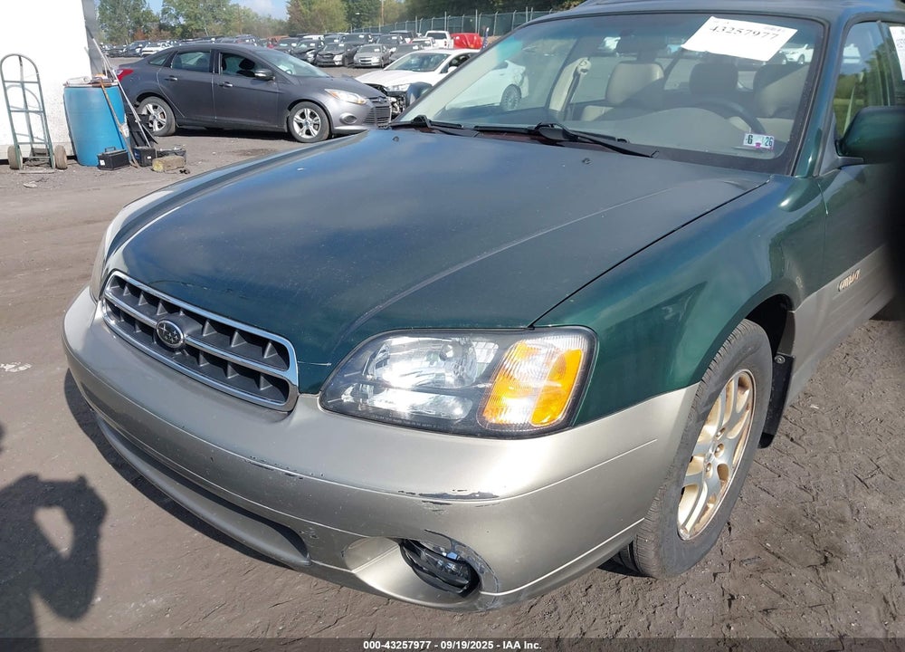2000 SUBARU OUTBACK LIMITED VIN: 4S3BH6864Y7620222