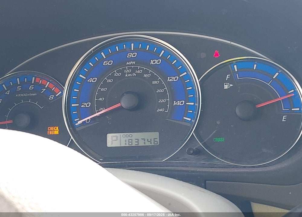 2009 SUBARU FORESTER VIN: JF2SH63619H729533