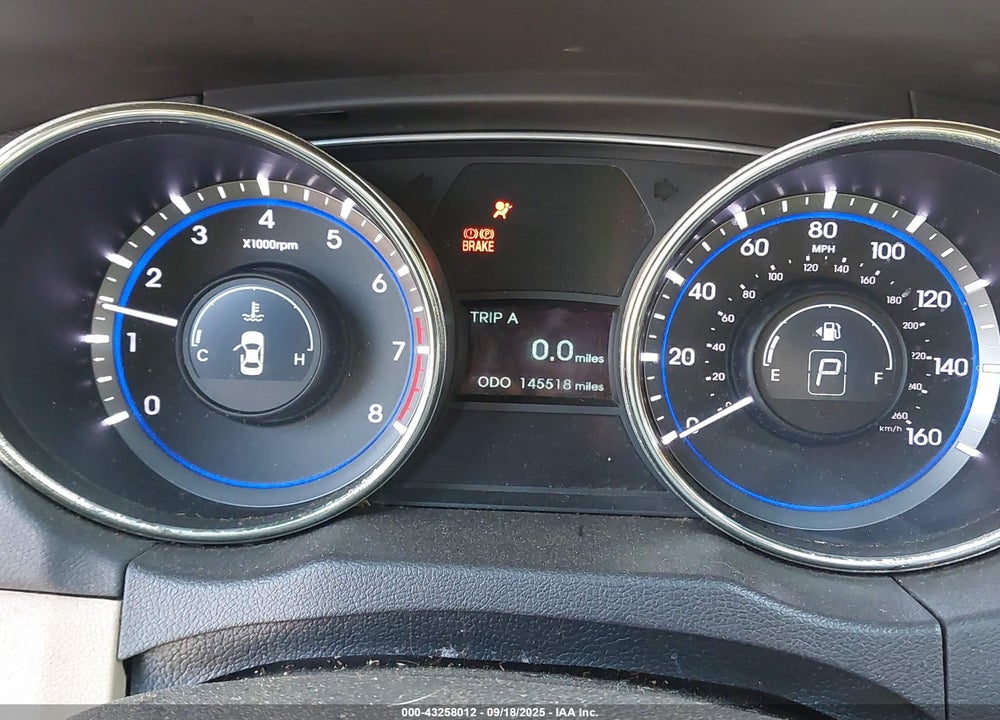 2012 HYUNDAI SONATA VIN: 5NPEB4AC6CH338400